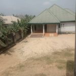 A Standard And Neatly Built 4 Bedroom Bungalow Available for Sale Off Oron Road Uyo Akwa Ibom. Selling for ₦45,000,000.
