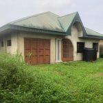 A fully detached 4 bedroom bungalow, all rooms en-suite with a bare land at the back of about 300sqm on a tarred street. Selling for 30M net.