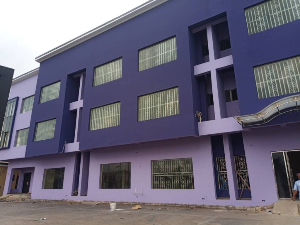 Commercial property - Newly built open floor plaza for lease at Ewet Housing Estate, Uyo Akwa Ibom. For enquiries, contact 08034511039.